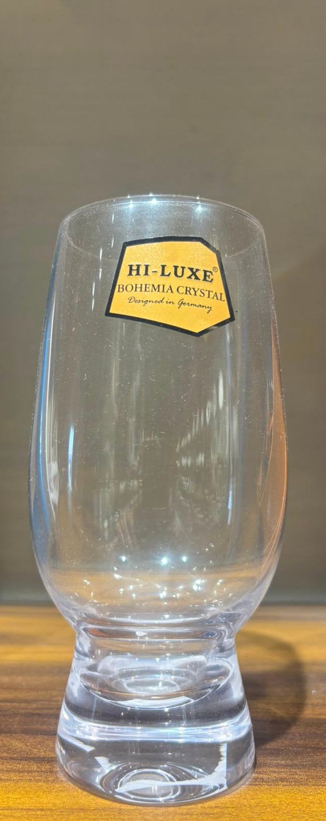 Hi Luxe Benton Glass | Premium Bohemia Crystal Drinking Glass | Elegant Beverage Glass
