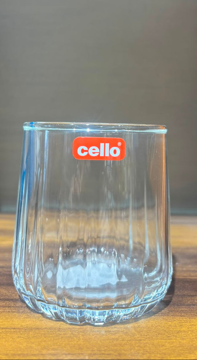 Cello Elysia 320ml Drinking Glass – Premium Glass Tumbler