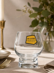Hi Luxe Nitro Glass | Premium Drinking Glass | Elegant Beverage Glass for Home & Dining