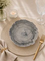 Devnow Albany Grey 6 Plates | Premium Grey Dinnerware Plate | Elegant Tableware